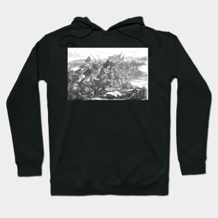 Advance of the Highlanders at the battle of Alma, Crimean War, 1854 Hoodie